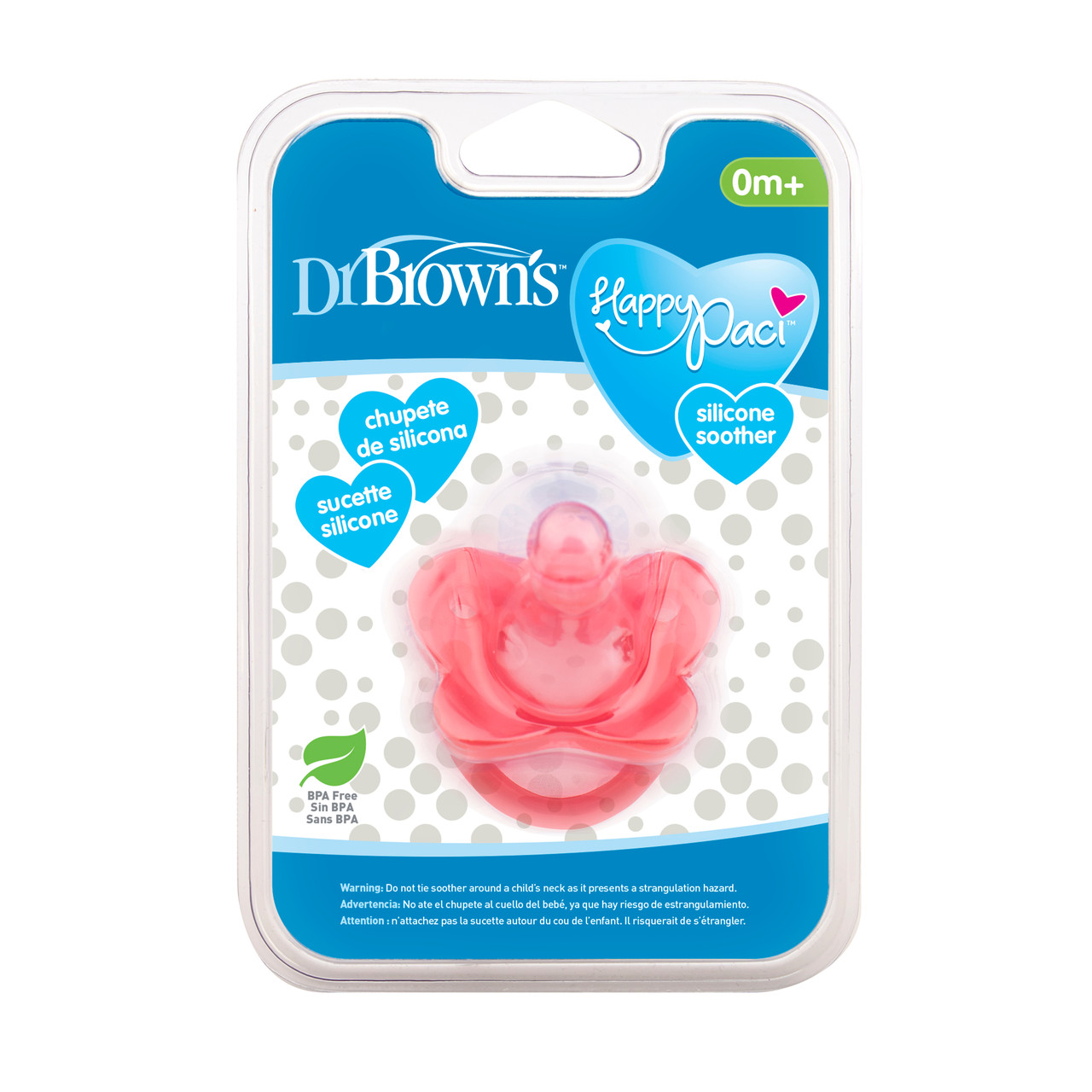Цельная силиконовая пустышка Dr.Brown's 0 - 6 мес (1шт) — изображение 2