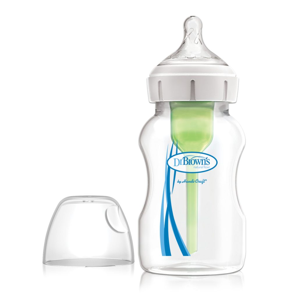Бутылочка антиколиковая Dr.Brown’s с широким горлом 330 мл, 3+,  BPA-free