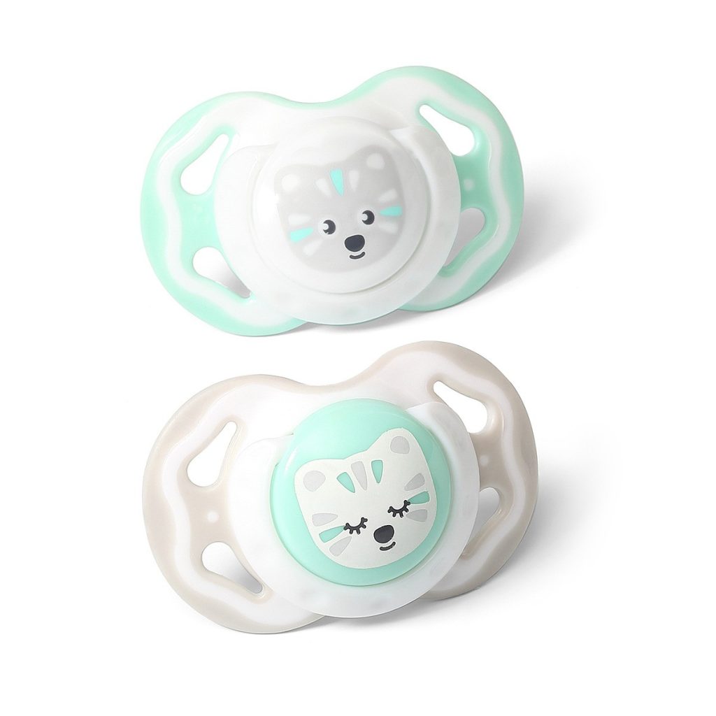 Соска симметричная силиконовая 2 шт. 3-6 мес BabyOno, BPA-free