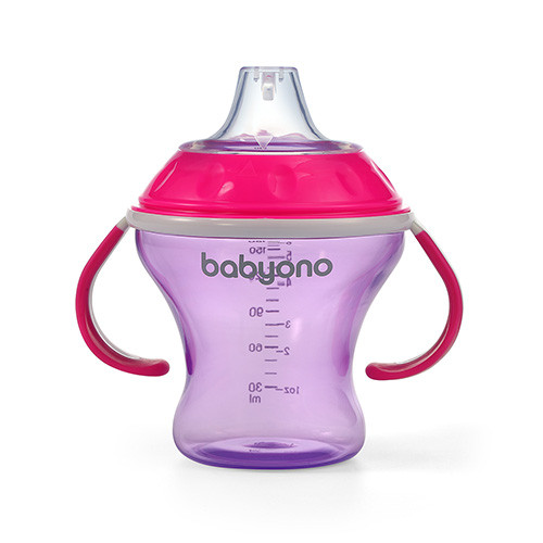 КРУЖКА-НЕПРОЛИВАЙКА С МЯГКИМ НОСИКОМ, 180 мл, BPA-free