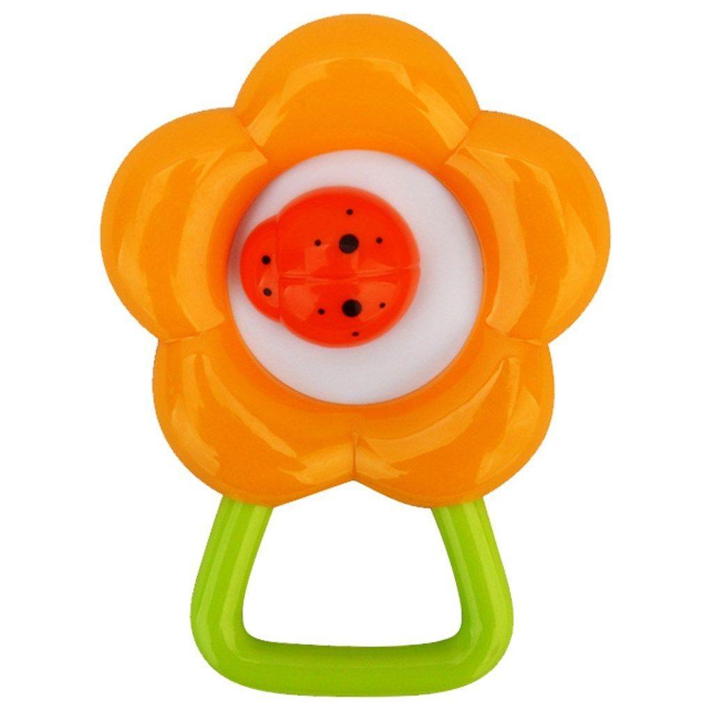Погремушка Цветок babymix, пластик BPA-free