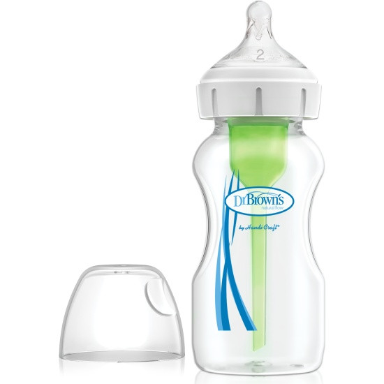 Антиколиковая бутылочка Dr. Brown's с широким горлышком, 3+, 270 мл, пластик BPA-free