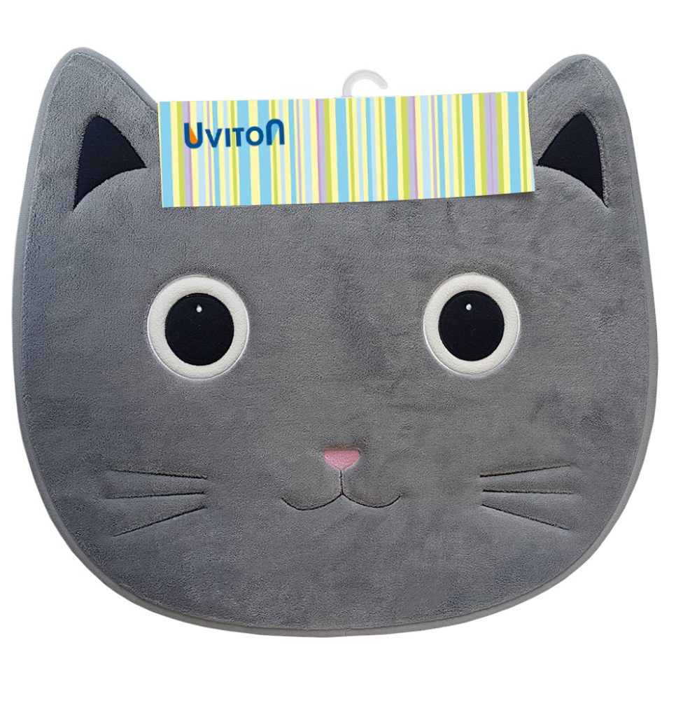 Коврик для ванной Котенок Uviton, тканевый, антискользящий