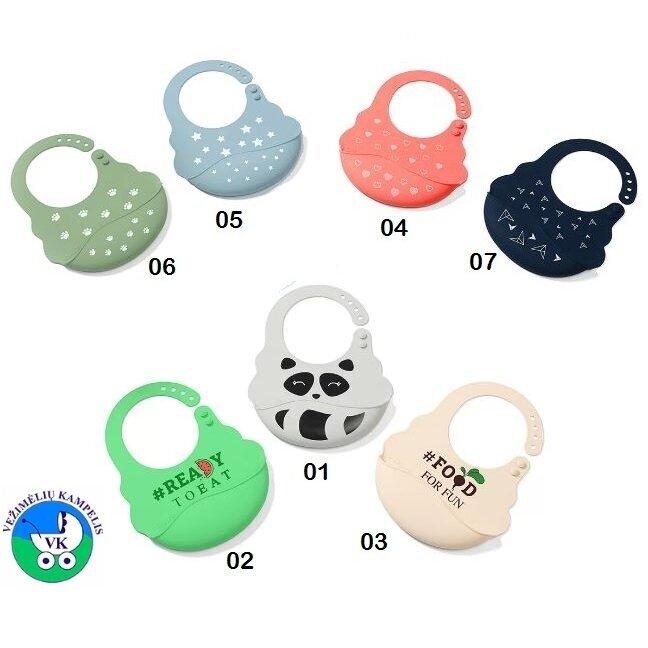 Нагрудник силиконовый BPA-free с регулируемой застежкой BabyOno — изображение 2