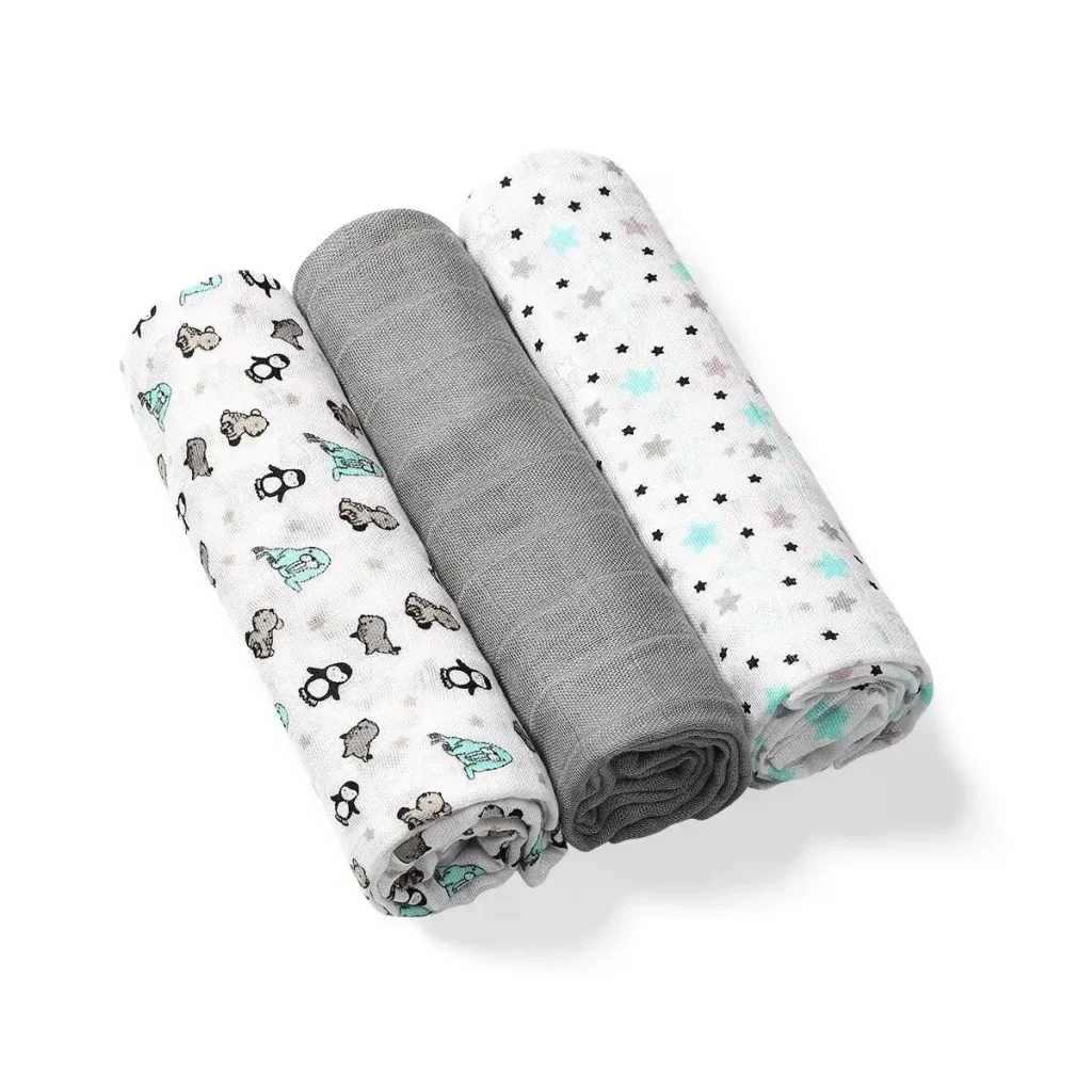 Пеленки бамбуковые 3 шт  BABYONO