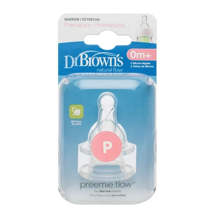 Набор из 2-х сосок для недоношенных детей Dr. Brown's Natural Flow® к стандартным бутылочкам