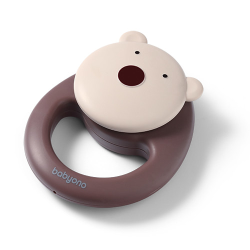 Погремушка с прорезывателем Мишка BabyOno, BPA-free