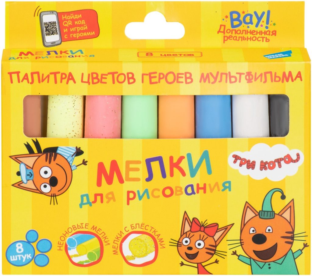 Мелки для рисования ТРИ КОТА