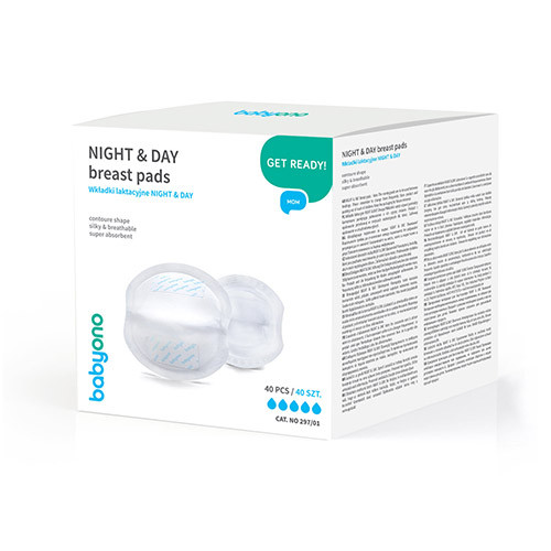 Вкладыши лактационные NIGHT & DAY BabyOno