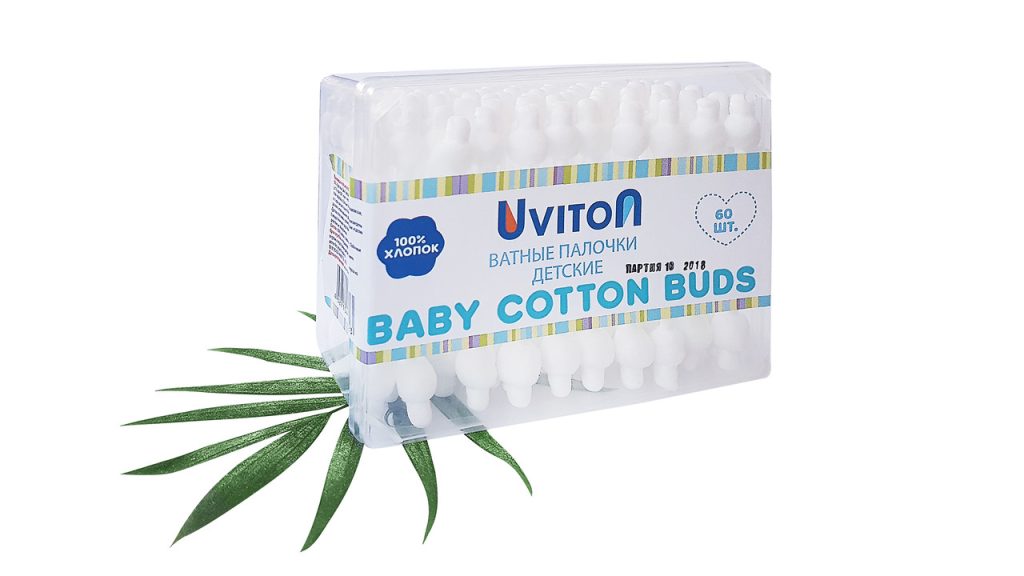 Ушные палочки с ограничителем Uviton (60 шт)